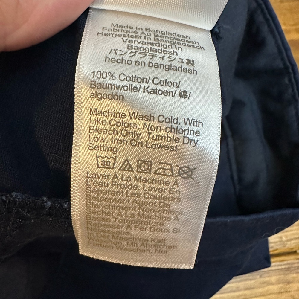NWT J. Crew Factory 3.5" Shorts Navy Size 8 Chino H5616 - Picture 7 of 9